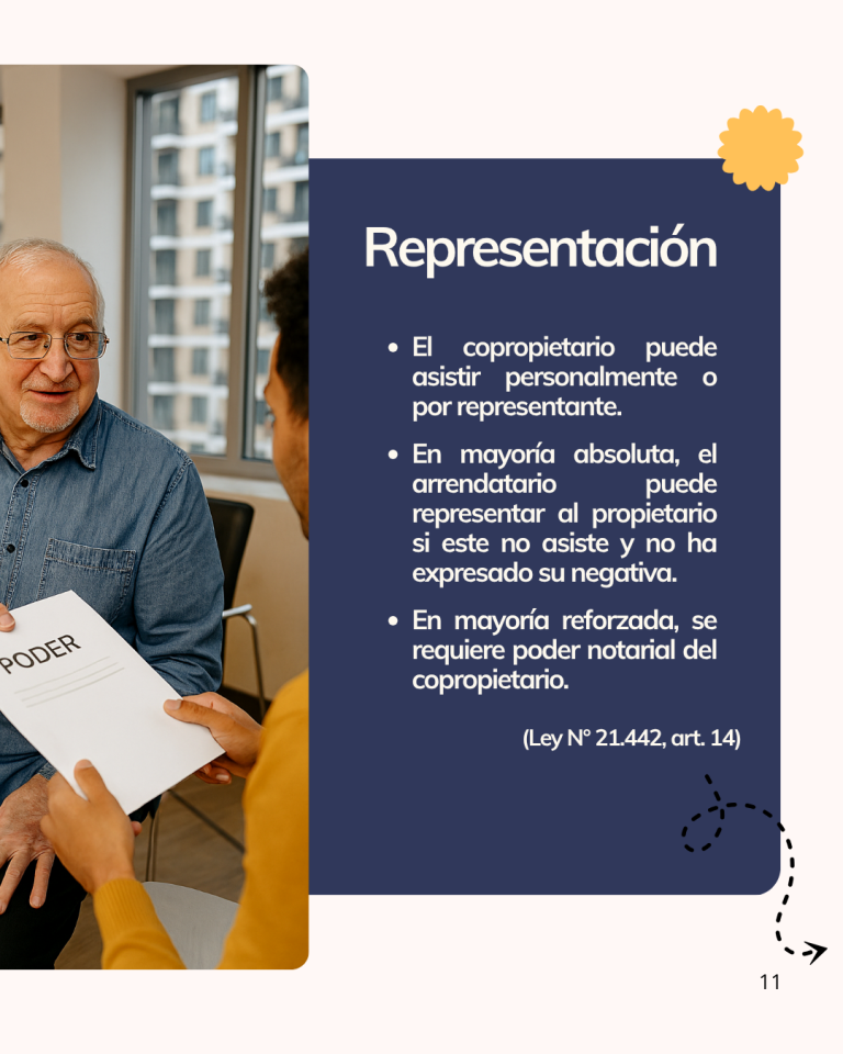Comunicación de acuerdos
El acta se comunica a todos los copropietarios:
- Por correo, tablón físico o plataforma digital
- En lenguaje claro y accesible
- Destacando acuerdos clave y próximos pasos
Fuente: Art. 16