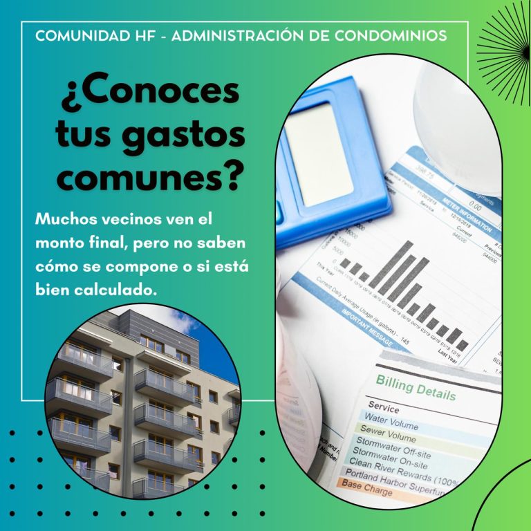 ¿Conoces tus gastos comunes?